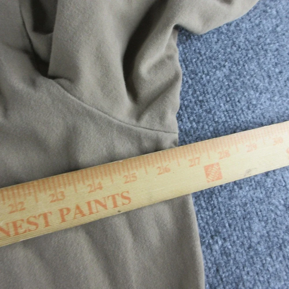 VINTAGE Polo Ralph Lauren Shirt Mens 2XL Beige Long Sleeve Cotton Turtleneck 90s